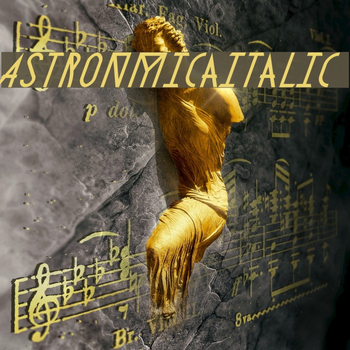 AstronmicaItalic Font examples