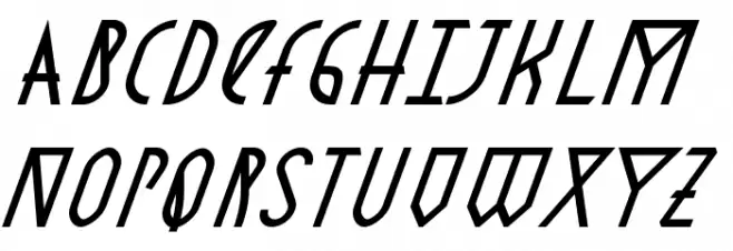 AstronmicaItalic Fuentes MINÚSCULAS
