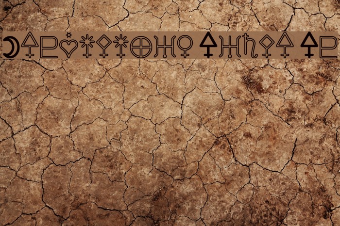 Astronomic Signs St Font examples