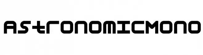 AstronomicMono  Fuentes Gratis Descargar