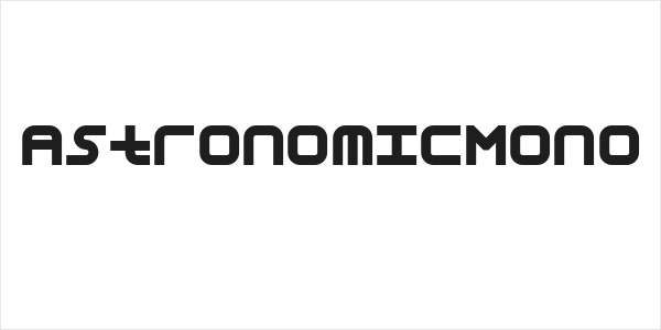 AstronomicMono Logo