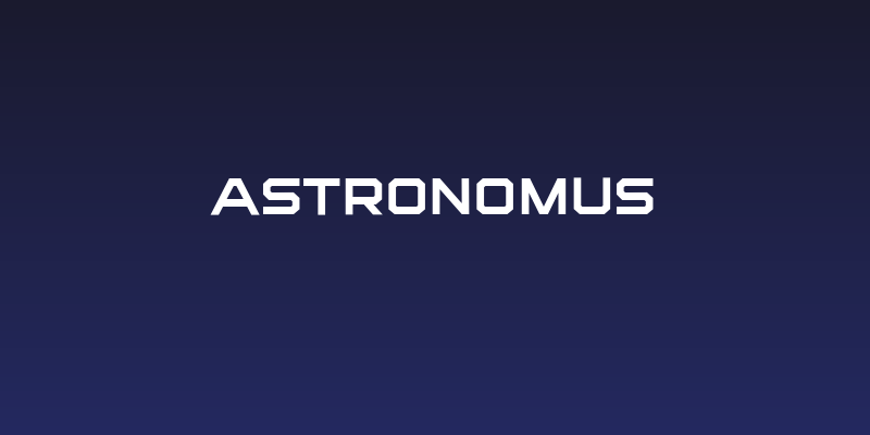 Astronomus Social Header