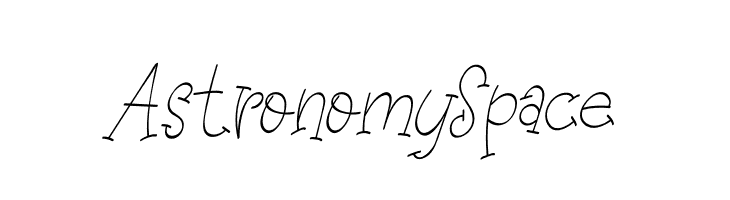 Astronomy Space  Free Fonts Download