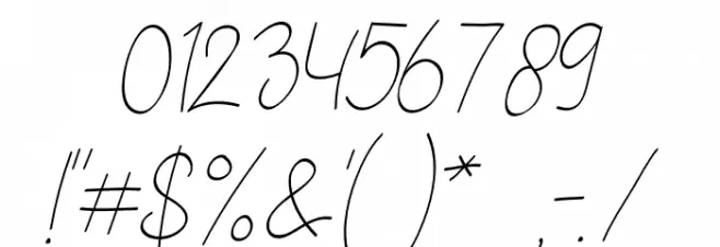 Astronomy Space Font OTHER CHARS