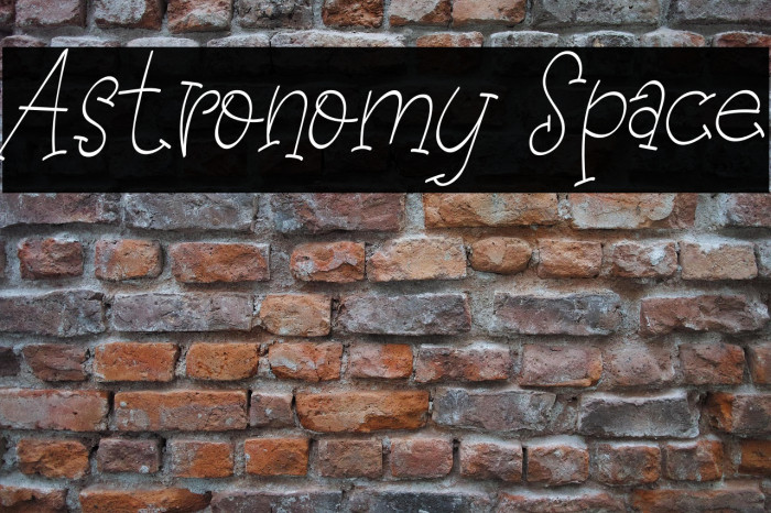 Astronomy Space Example 1