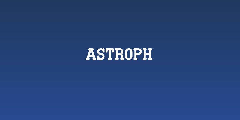 Astroph Social Header