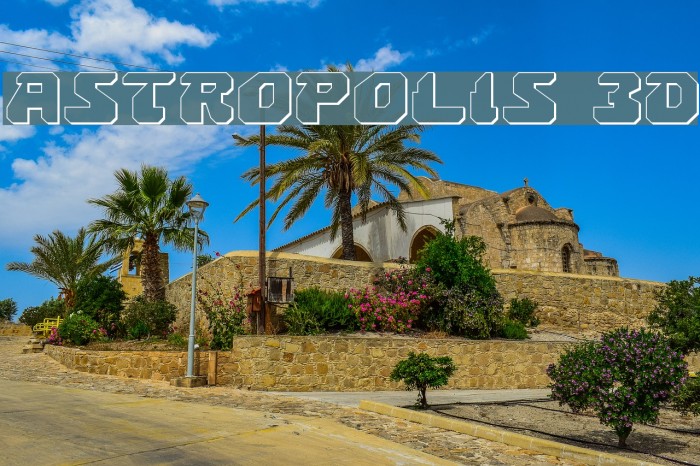 Astropolis 3D Font examples