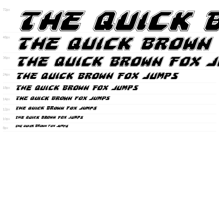 Astropolis Academy Italic Waterfall