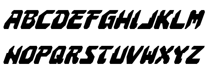 Astropolis Condensed Italic Font LOWERCASE