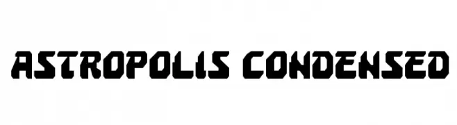 Astropolis Condensed  フリーフォントのダウンロード