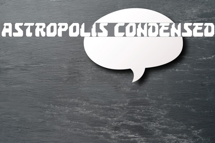 Astropolis Condensed Font examples
