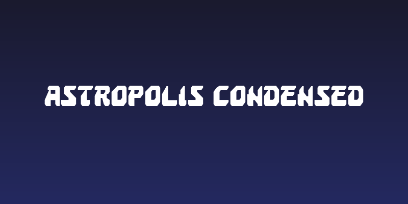 Astropolis Condensed Social Header