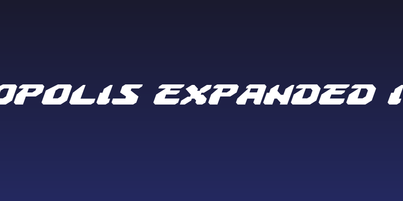 Astropolis Expanded Italic Social Header