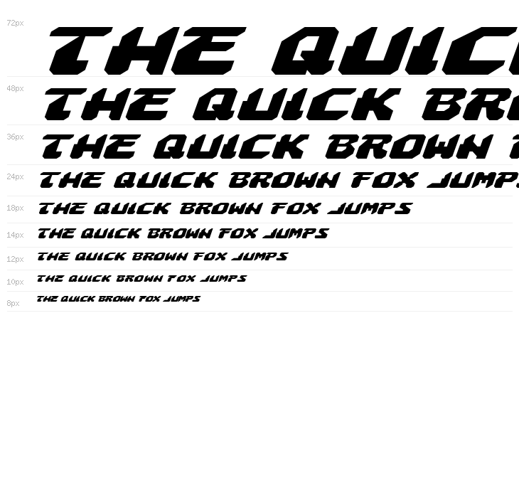 Astropolis Expanded Italic Waterfall