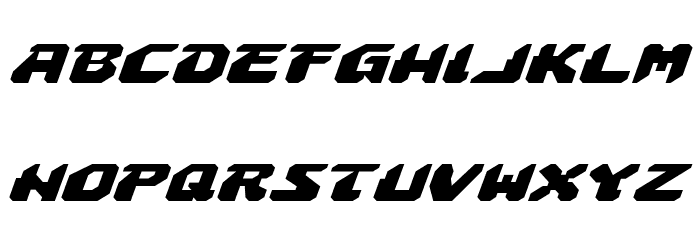 Astropolis Expanded Italic Font LOWERCASE