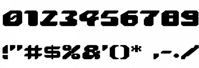 Astropolis Expanded Font OTHER CHARS