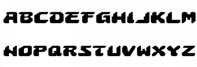 Astropolis Expanded Schriftart Kleinbuchstaben