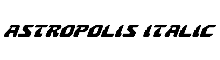 Astropolis Italic Font