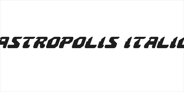Astropolis Italic Logo
