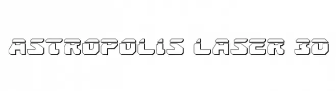 Astropolis Laser 3D  Fuentes Gratis Descargar