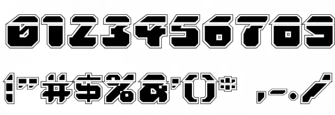 Astropolis Laser Academy Font OTHER CHARS