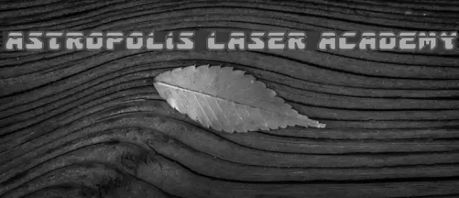 Astropolis Laser Academy Font examples