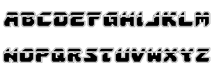 Astropolis Laser Academy Font LOWERCASE