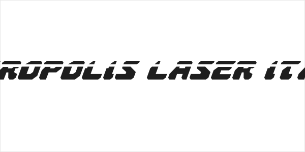 Astropolis Laser Italic Logo