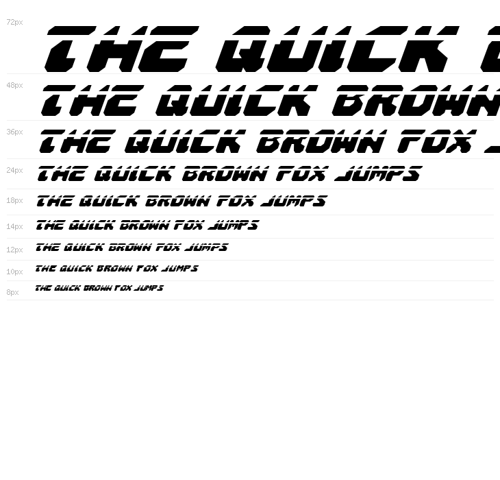 Astropolis Laser Italic Waterfall