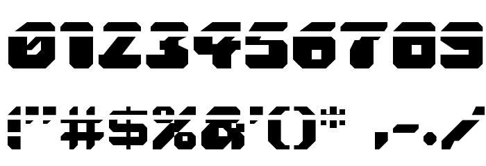 Astropolis Laser Font OTHER CHARS