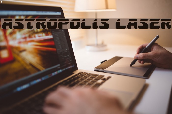Astropolis Laser Font examples