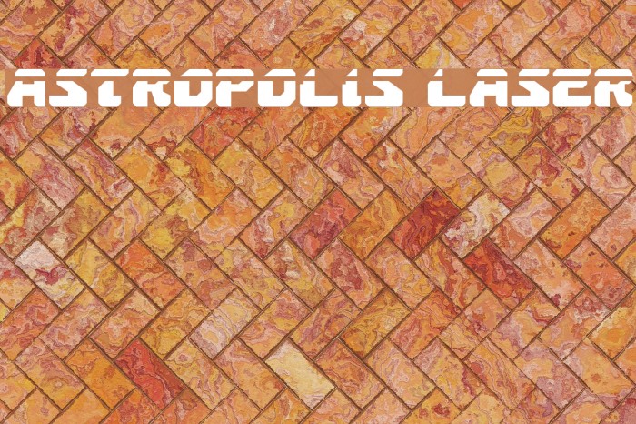 Astropolis Laser Font examples