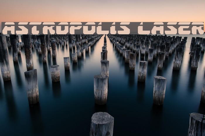 Astropolis Laser Font examples