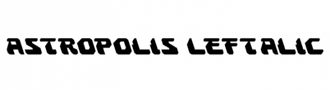 Astropolis Leftalic  Fuentes Gratis Descargar