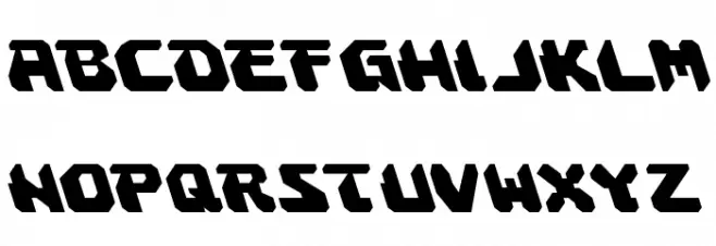 Astropolis Leftalic Schriftart Groß