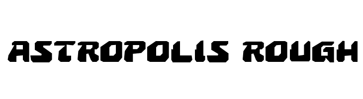 Astropolis Rough  font caratteri gratis