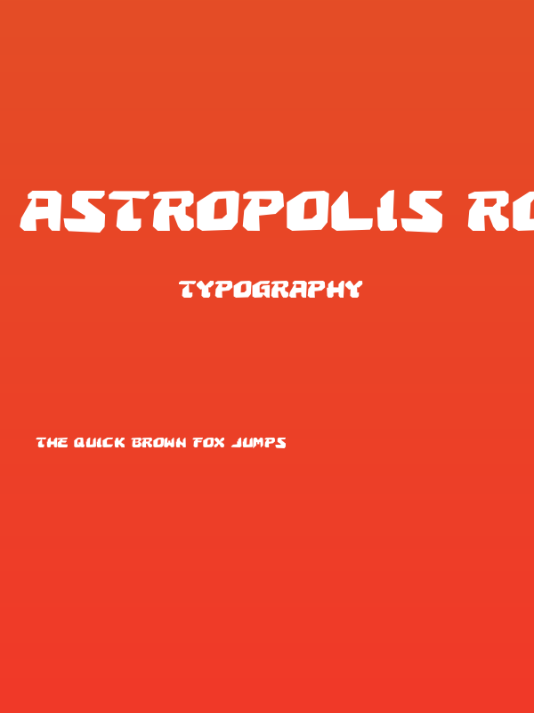 Astropolis Rough Poster