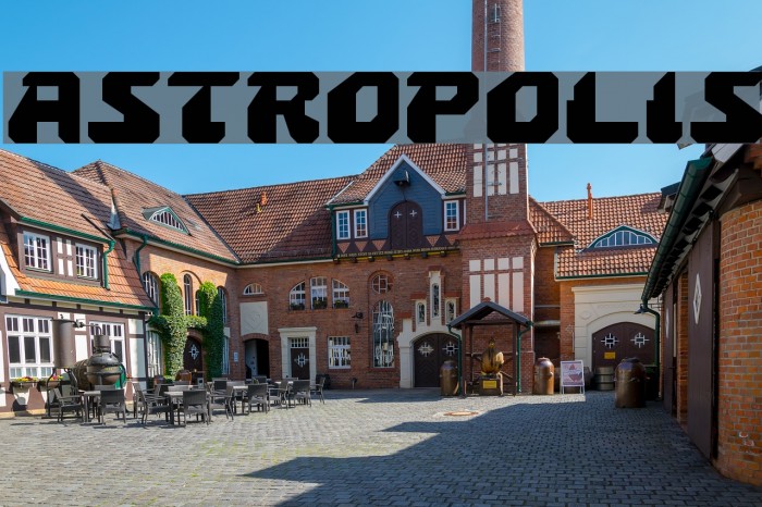 Astropolis Font examples