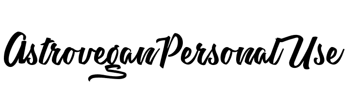 Astrovegan Personal Use   Frei Schriftart Herunterladen