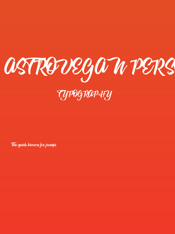 Astrovegan Personal Use  Poster