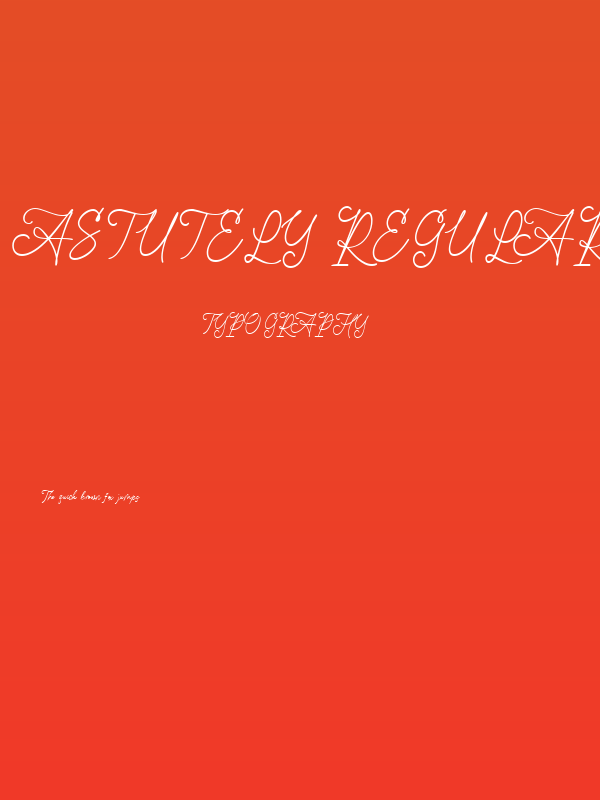 Astutely Regular Poster