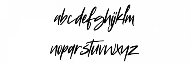 Astylooms Free Regular フォント 小文字