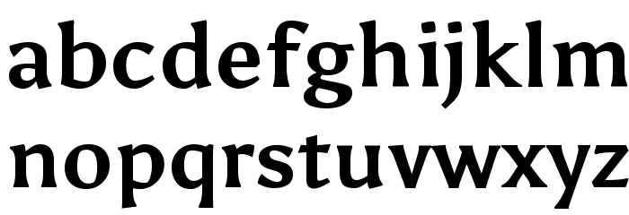 Asul Bold Font LOWERCASE