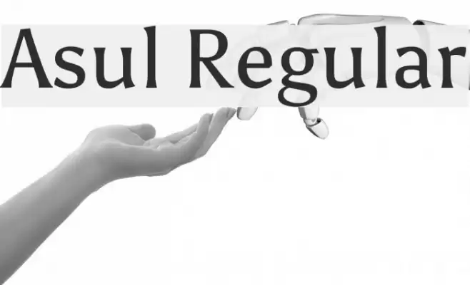 Asul Regular Font examples