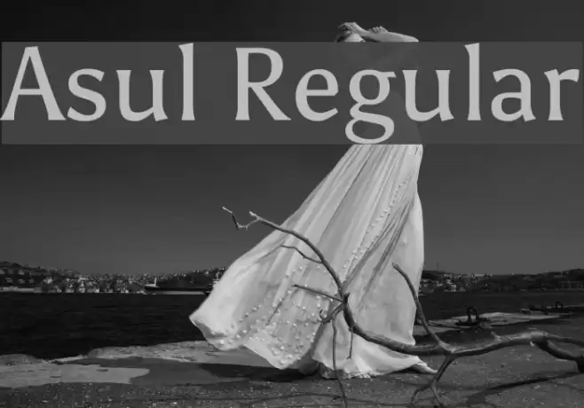 Asul Regular Font examples