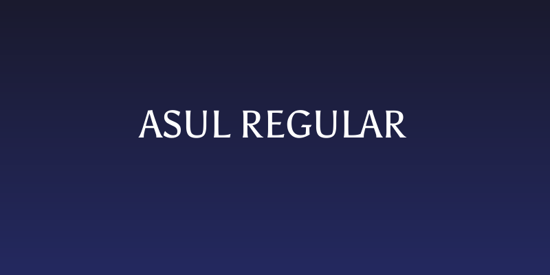 Asul Regular Social Header
