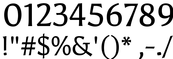 Asul Font OTHER CHARS
