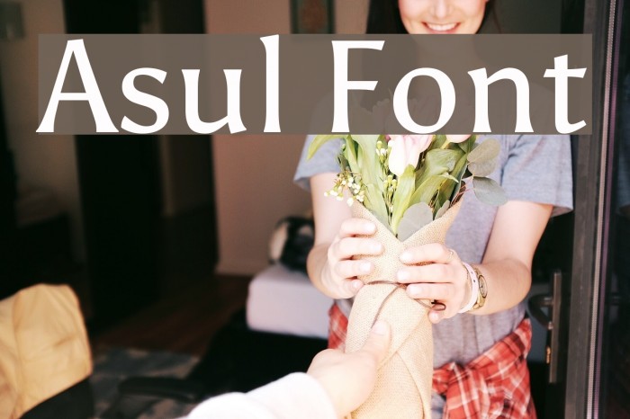 Asul Font examples