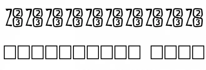 Asunder by ZONE23 フォント その他の文字