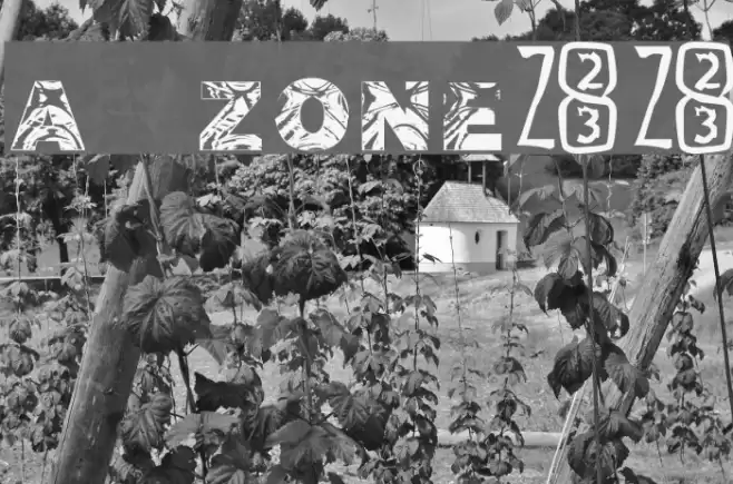 Asunder by ZONE23 フォント examples